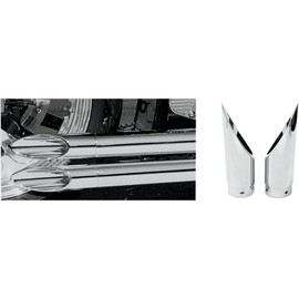 Baron Custom Accessories Family Jewel Extreme Slash Exhaust Tips BA-1100-00