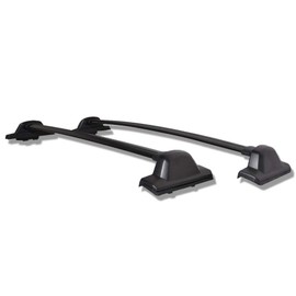 Cross Bar Compatible With 2007-2011 Honda CRV CR-V | Factory Style Black Aluminum by IKON MOTORSPORTS