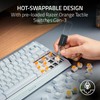 Razer BlackWidow V4 75% Mechanical Gaming Keyboard: Hot-swappable Design -