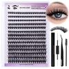 Cluster Lashes Kit - 280Pcs Mix Cluster D Curl DIY