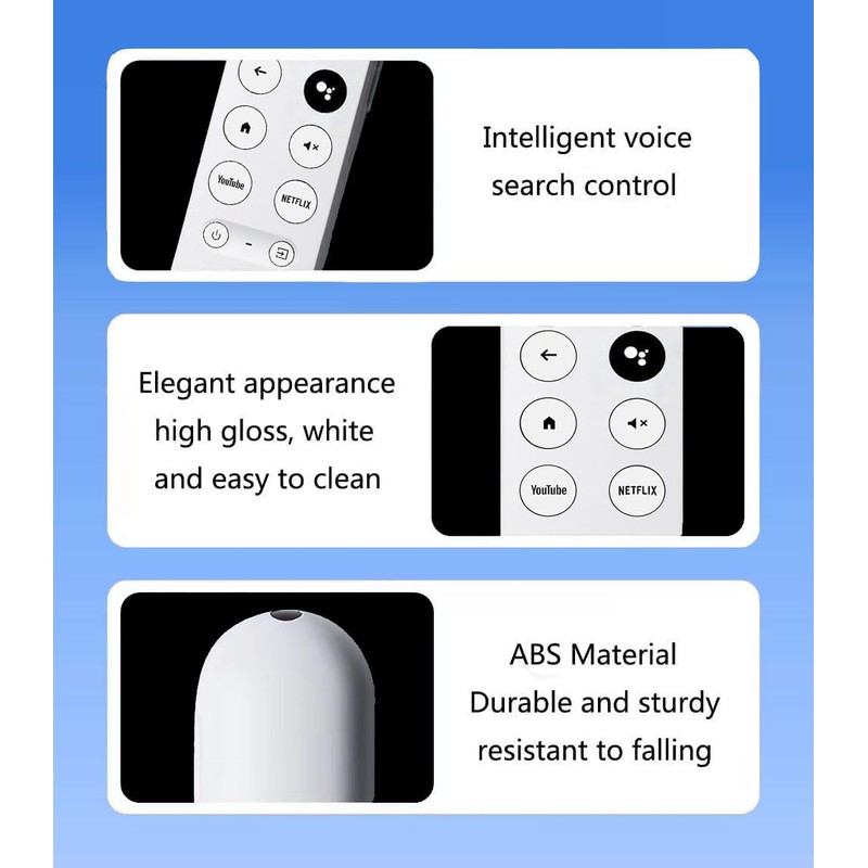 Replacement Voice Remote for Google Chromecast 4K HD TV, Remote