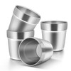 HaWare Vasos aislados de acero inoxidable de 6 onzas, 4