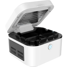 Smokeless Ashtray, Multifunctional Ashtray, Ash Purifier, HEPA Filter, USB Charging for Home, Car or Office (White)