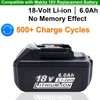 Upgraded 6.0Ah 18V Replace Compatible with Makita 18V Battery, Compatible