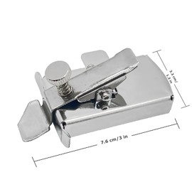 2 Pack Magnetic Seam Guide Stainless Steel Sewing Edge Guide with 4 Thread Spools - Professional Sewing Tool for Fabric Marking, Seam Ripping, and Quilting