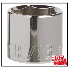 Does Not Apply CRAFTSMAN Shallow Socket, SAE, 3/8-Inch Drive, 15/16-Inch, 6-Point (CMMT43020)