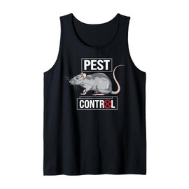 Pest Control Exterminator Rat Catcher Rodent Removal Mouse Tank Top