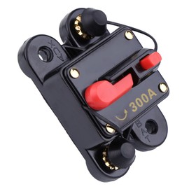 12V-24V 80-300A DC Auto Car Marine Boat Bike Stereo Audio Circuit Breaker Reset Fuse (300A)