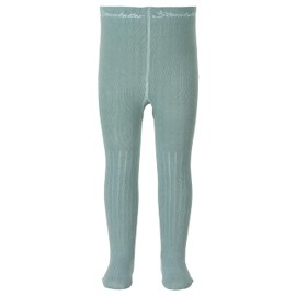 Sterntaler Tights Ribbed Pattern – Children's Tights with Pattern – Unisex Tights with Elastic Waistband for Comfortable Hold – Comfortable Tights Versatile to Combine, Stone Green