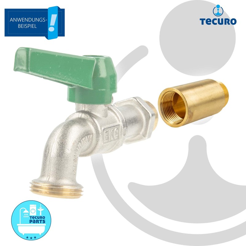tecuro Tap Extension 1/2 Inch x 25 mm – According