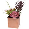 Northlight 7" Artificial Potted Mixed Succulent Arrangement