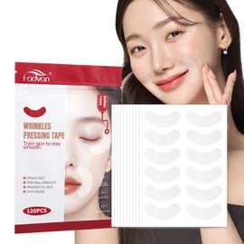 FADVAN Facial Wrinkle Patches – Overnight Smile Line Patches – Face Lifting Tape for Forehead, Eyes & Lips – Face Tape for Wrinkles Overnight (120Pcs, Curve)