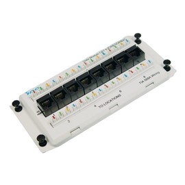 ICC Data Module Deluxe Series CAT6 with 8 Ports