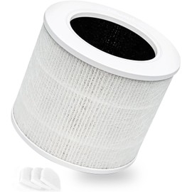 Laukowind Core Mini Replacement HEPA Filter Compatible with LEVOIT Core Mini Air Purifier, 3-in-1 High Efficiency Core Mini-RF Filter Replacement 1 Pack Filter + 3 Pack Aroma Pads