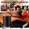 Kitchen Diamond Knife Sharpener, Rotary Blade Sharpener for Kitchen Knives,