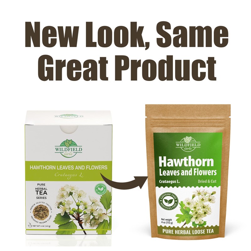 4 oz. Hawthorn Tea Hawthorne Leaf and Flower Herbal Tea