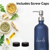 Cornucopia 16oz Hands Dishes Pump Bottles (Blue, Set of 2);