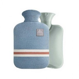 Prevent water leakage, keep warm, hot water pack, knit cover, water bag, camping supplies, hot water pack, parents’ gift, pink 2000ml