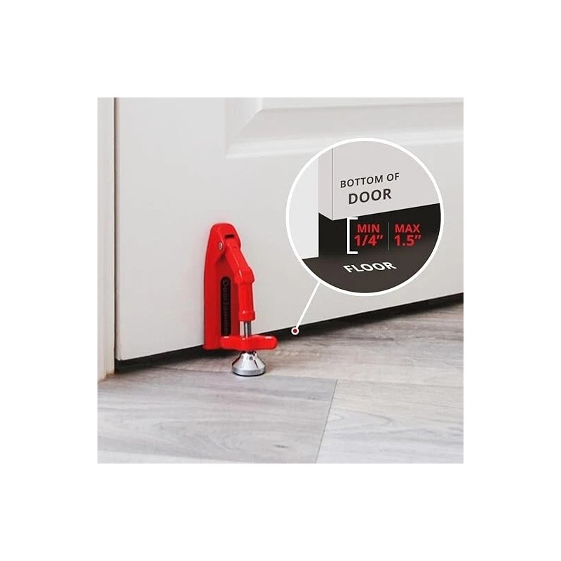 DoorJammer Portable Door Lock Brace for Home Security and Protection