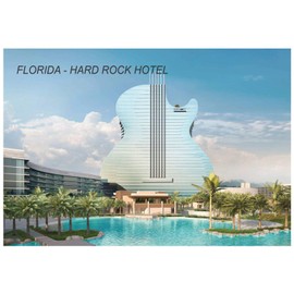 Florida USA United States Fridge Refrigerator Magnets (1 Piece, Style: Hard Rock Hotel #FL6)
