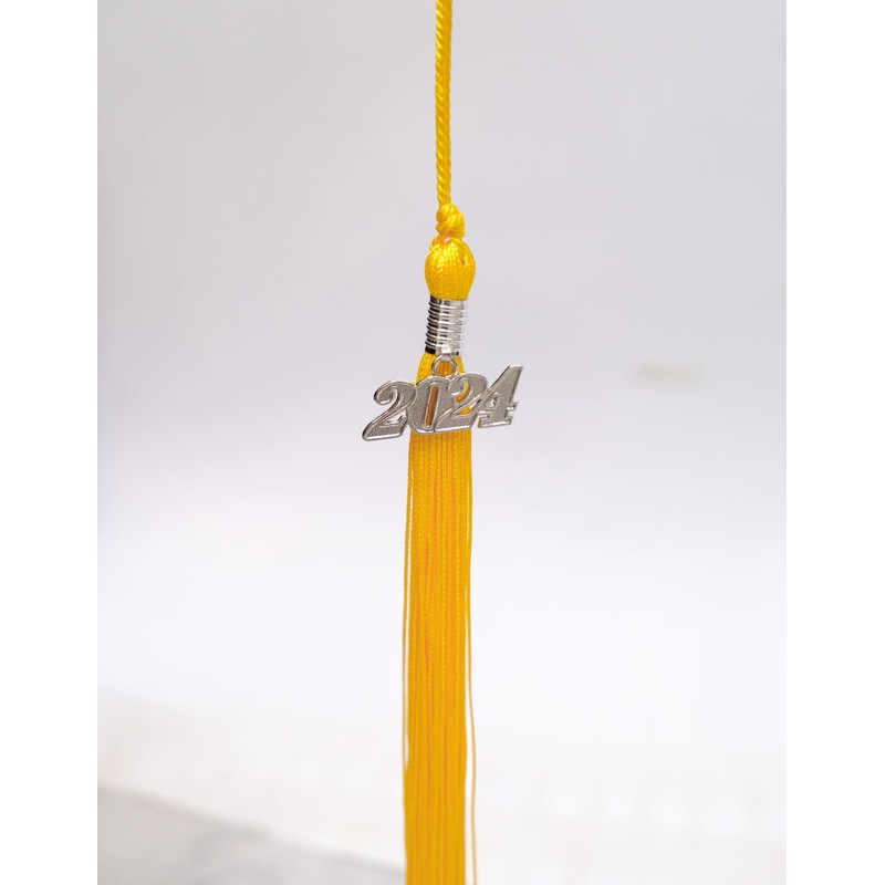 Graduation Tassel with Silver 2021 Year Charm