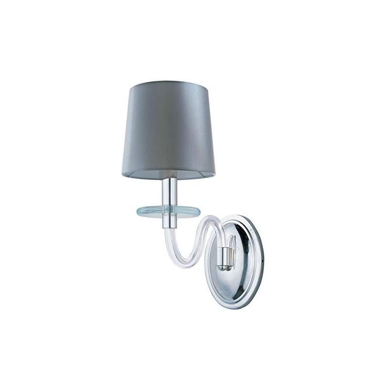 Maxim 27541CLPN, Venezia Wall Sconce, 1-Light, 40 Watts, Polished Nickel