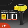 A-Premium (Yellow) Set of 8 Ignition Coil Pack and Iridium