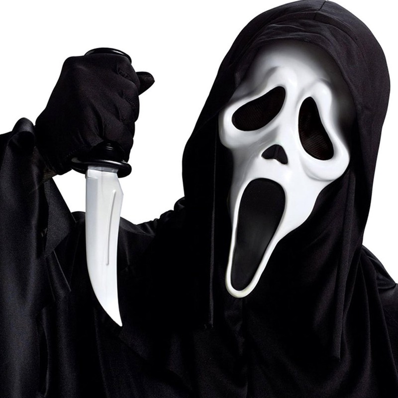 Fun World Ghost Face Mask As Seen in the Motion