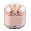 Wireless Bluetooth Earphones Noise Reduction Headphone Digital Display Rechargeable Pink