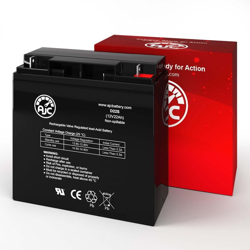 AJC 12V 22Ah Sealed Lead Acid Battery
