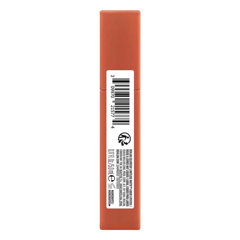 Labial Líquido Mate Revlon Colorstay Limitless tono Upper Hand 5ml