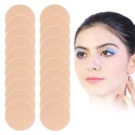 Esponja de Maquillaje Redonda 20 Piezas de Maquillaje Redondo para Mujer Belleza Seco Y Húmedo de Doble Uso Reutilizable Redondo Esponja Maquillaje Facial Licuadora Cosmética Esponjas Faciales