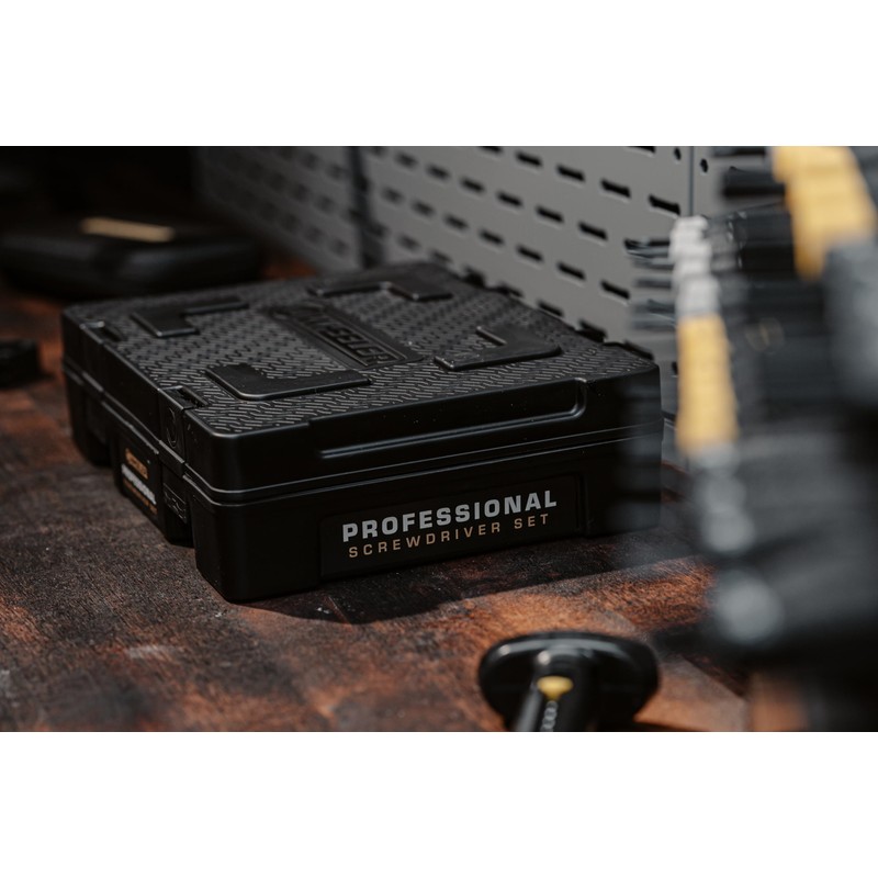 Wheeler Engineering 100-Piece Professional Screwdriver Set with Durable Construction and