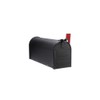 Gibraltar Mailboxes Admiral Medium Capacity Aluminum Textured Black, Post-Mount Mailbox,