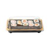 Restaurantware Sushi Containers, Pack Of 100 Plastic Disposable Rectangle Sushi