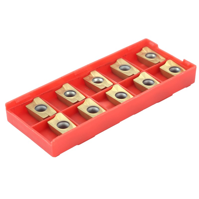 10Pcs Milling Inserts APMT1604 Cemented Carbide Yellow Coating Accessorie for