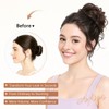 Messy Bun Hair Piece, Wavy Claw Clip Hair Bun Extension,