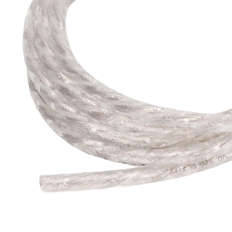 Speaker Signal Cable OFC Silver Plated High Fidelity Low Loss