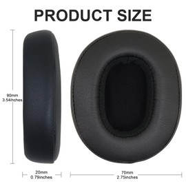 Replacement Ear Pads for Skullcandy Crusher Wireless/Evo/ANC Hesh 3/EVO/ANC, Headphones Earpad Cushions, Headset Ear Covers Also Fit Skullcandy Venue Wireless Headphones Accessories Repair Part-Green