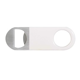 Thirsty Rhino Short Rubber Coated Suma Bottle Opener (White) (Set of 12)