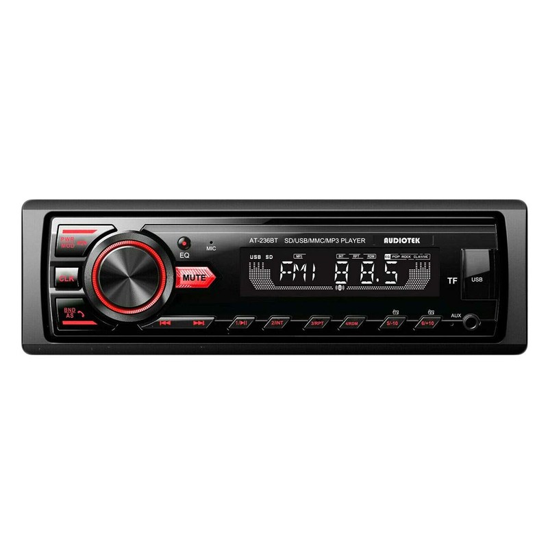 Car Stereo Audio in-Dash FM Aux Input Bluetooth Receiver SD
