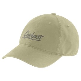 Carhartt Women's Canvas Script Graphic Cap, Dried Clay