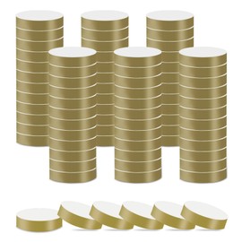 600pcs Wristbands for Events, Gold Neon Wristbands, Event Wristbands, Colorful Waterproof Paper Bracelets, Waterproof Disposable Wristbands for Events Party Music Festivals Concert Exhibitions