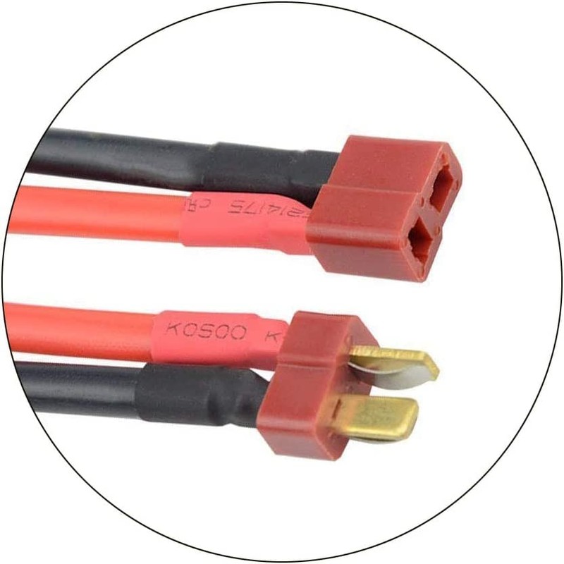 FLY RC 2pcs RC Lipo Battery Charger Conversion Cable Adapter