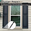 36Pcs 3 Inch Vinyl Shutter Fasteners Strongest Shutter Screws Window
