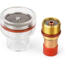 CYTGOUPER WP 17 18 26 Torch Tig Glass Cup,Copper Tig Torch Cups,Non Corrosive Strong Stability High Heat Tig Welding Cups for Welding Torch Argon Arc Accessories(2.4MM)