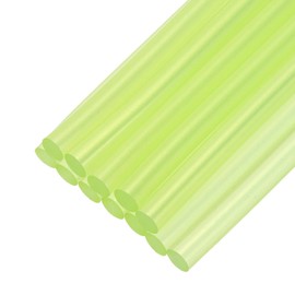 uxcell 12pcs Mini Hot Glue Sticks for Mini Glue Gun, 4-inch x 0.28-inch Glue Gun Sticks for Art DIY Craft, Dull Green