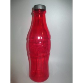 Coca-Cola Plastic 12" Red Contour Bottle Coin Bank