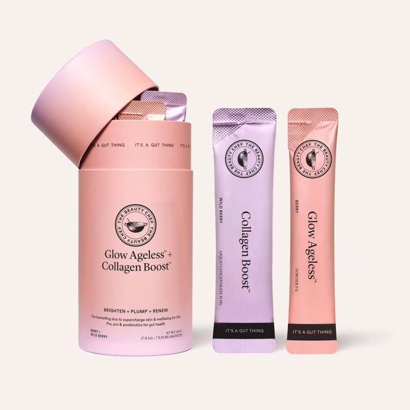The Beauty Chef Glow Ageless + Collagen Boost Sachets 7