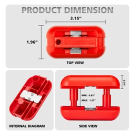 MaxxGeek Edge Banding Trimmer with Two Replacement Tungsten Carbide Blades, Edge Trimmer for All Directions, Edge Band Trimmer Woodworking Deburring Tool.